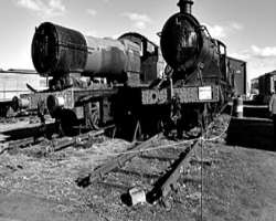 Steam engines which were used for rail transport at the time are also protected.